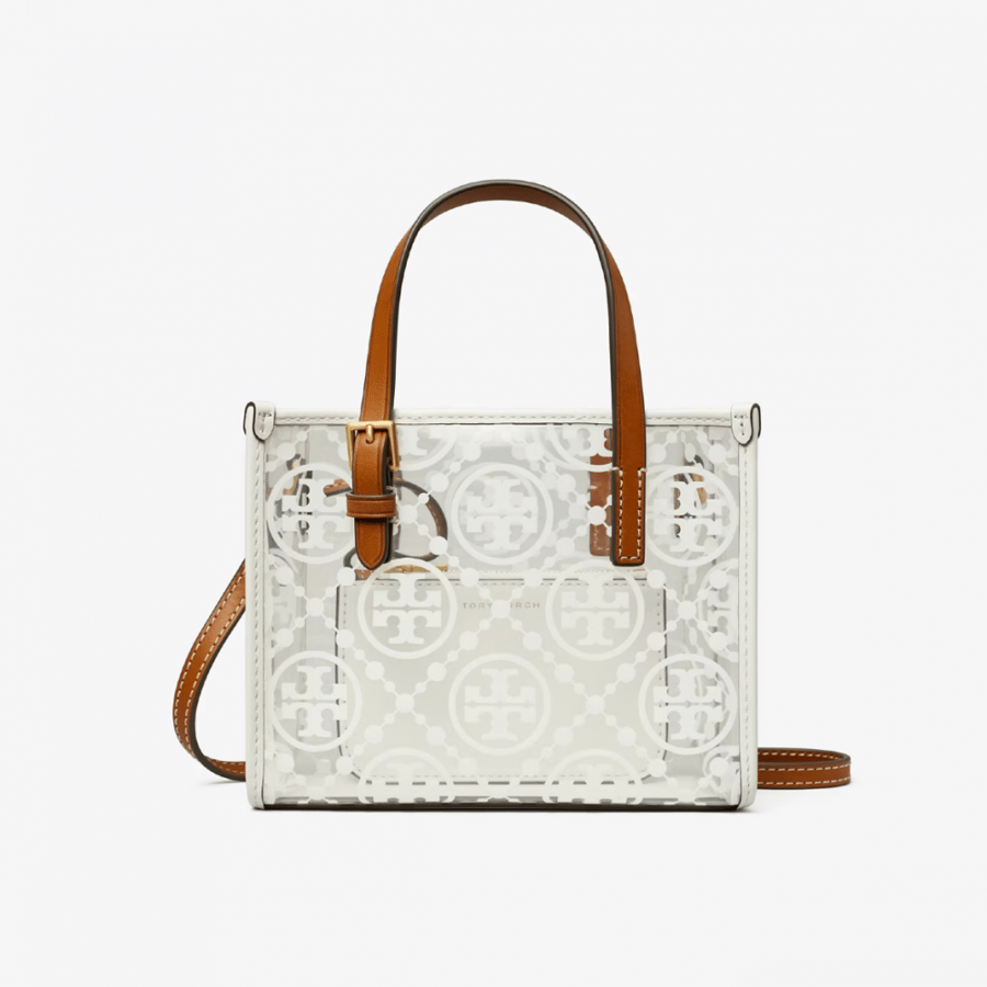 MINI T MONOGRAM CLEAR TOTE