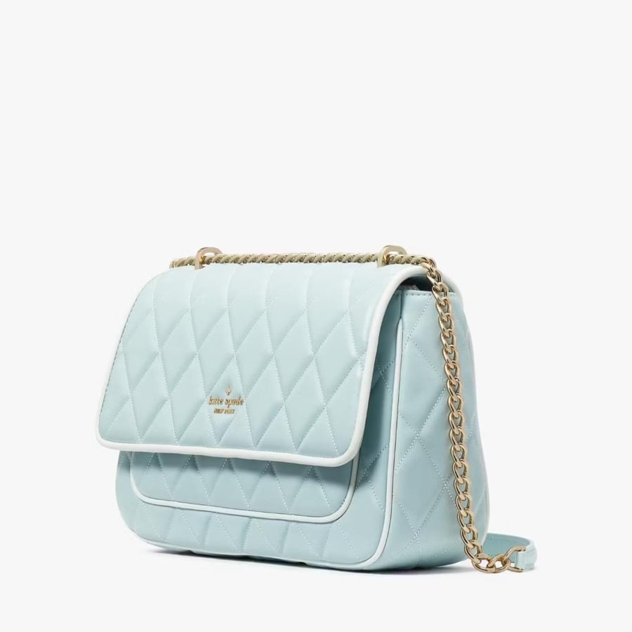 Carey Colorblock Medium Flap Shoulder Bag