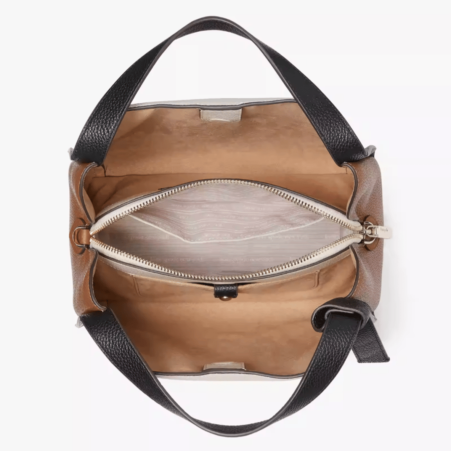 Knott Colorblocked Medium Crossbody Tote