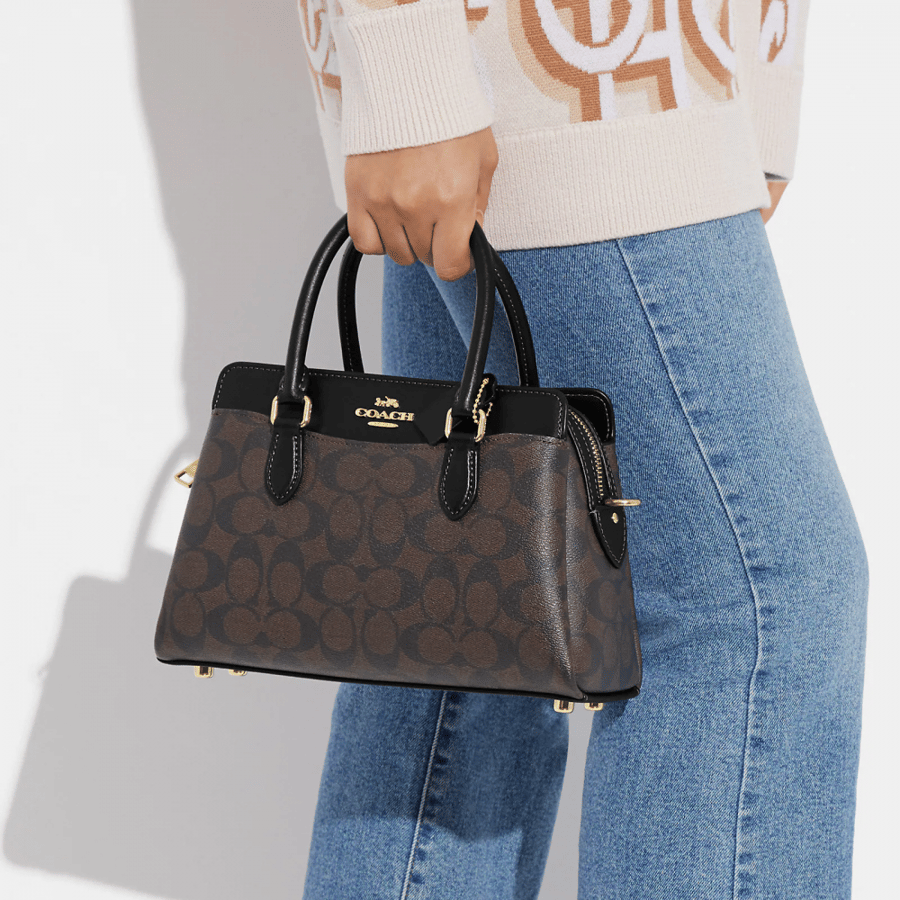 Mini Darcie Carryall In Signature Canvas