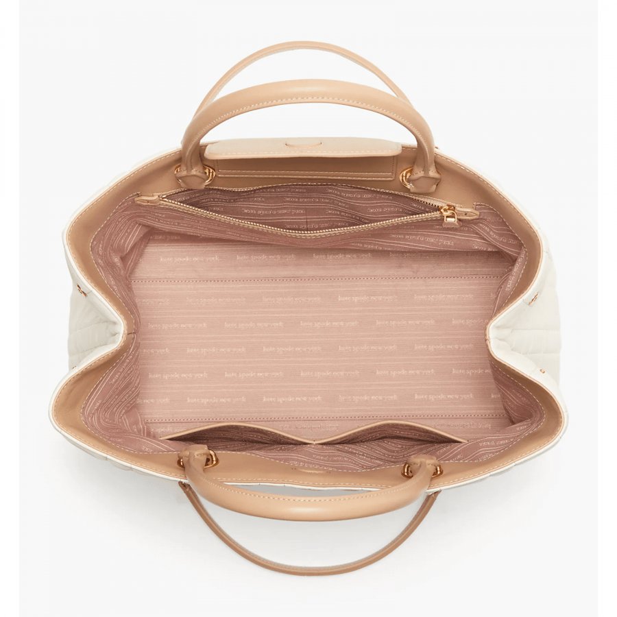 Evelyn Quilted Medium Convertible Shopper Bag