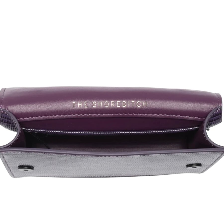 Shoreditch Embossed Leather Convertible Crossbody Bag