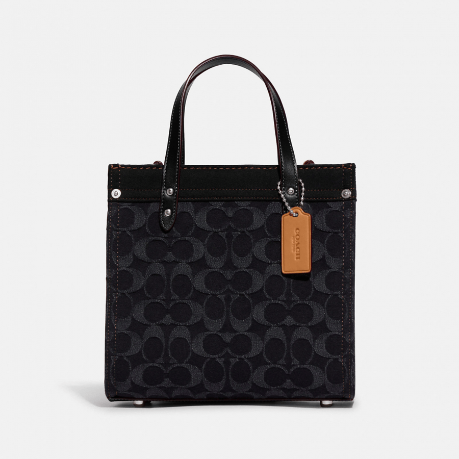 Field Tote 22 In Signature Denim
