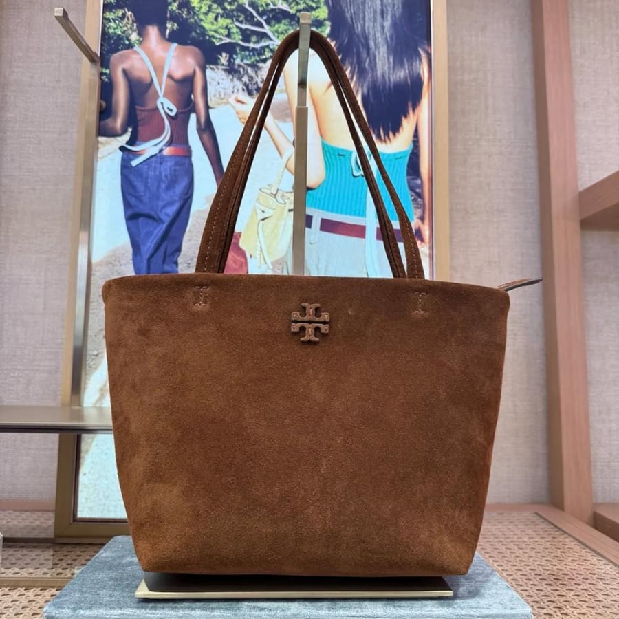 Thea Suede Small Tote