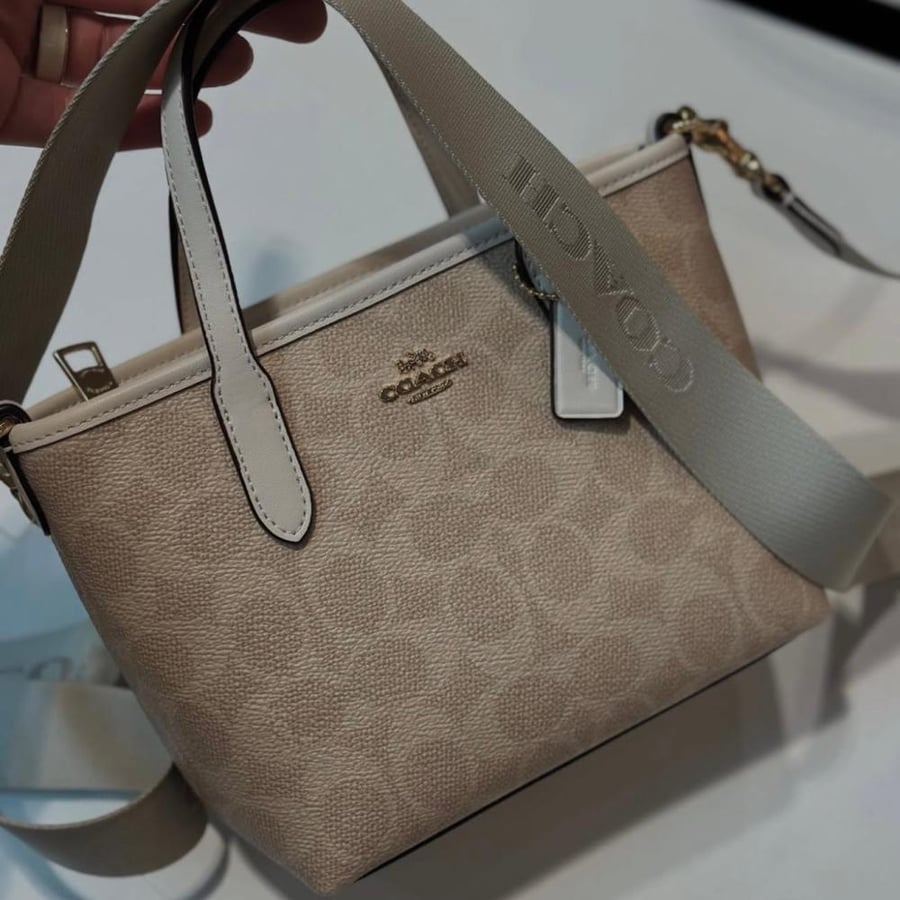 City Mini Tote Bag In Signature Canvas