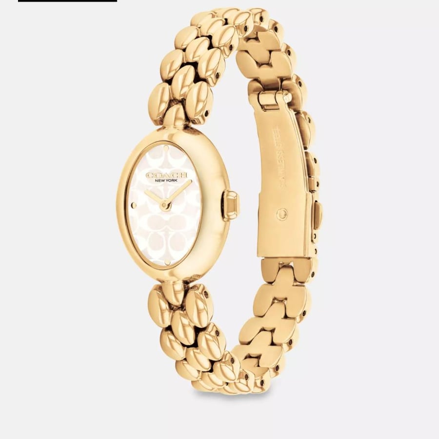 Gold Sammy Stainless Steel Watch 22.5mm