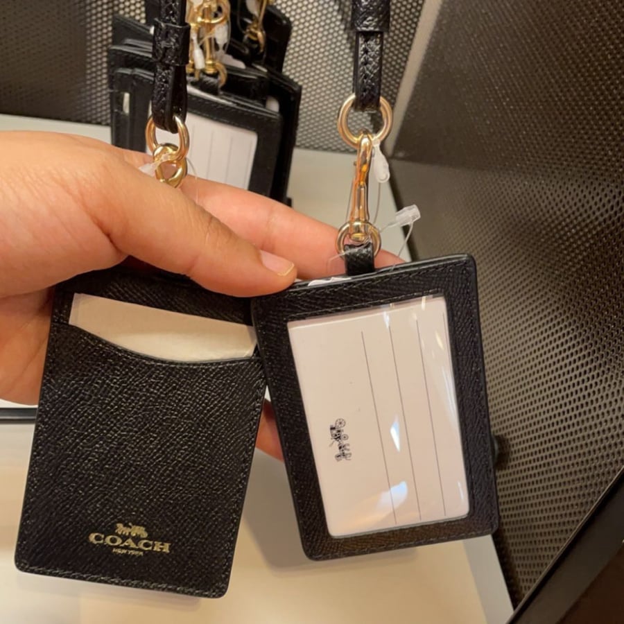 Coach ID lanyard