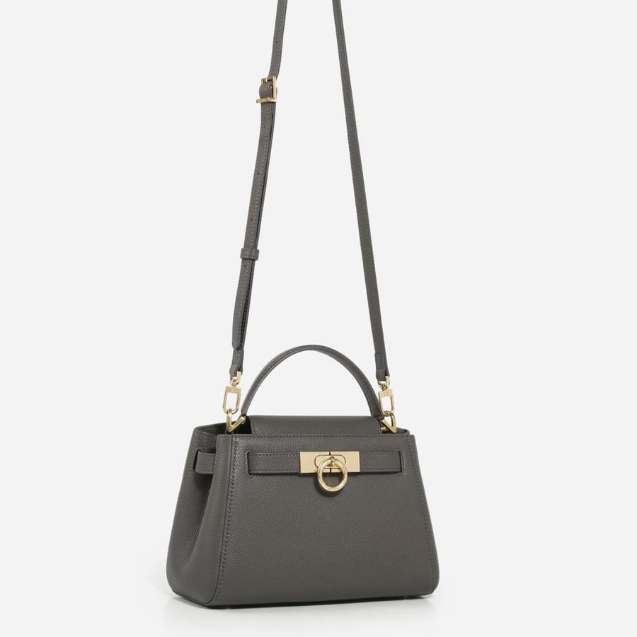 Madison Micro Top Handle Bag - Pebbled