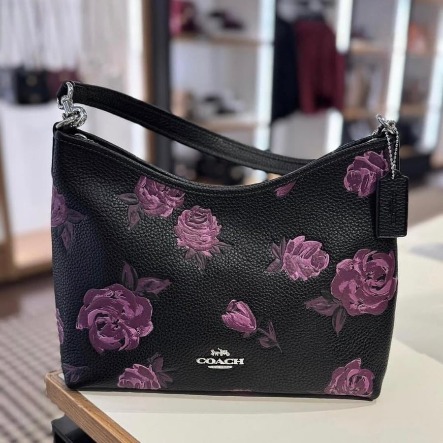 Laurel Shoulder Bag With Floral Print