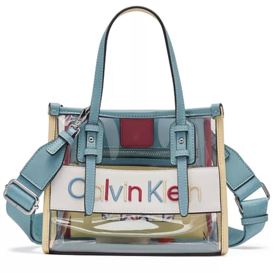Modern Essentials Clear Crossbody with Web Strap