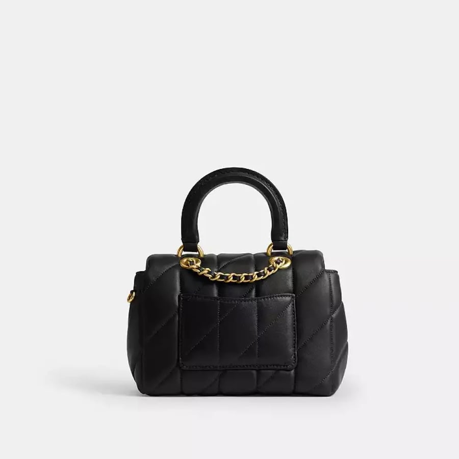 Tabby Top Handle Bag With Quilting