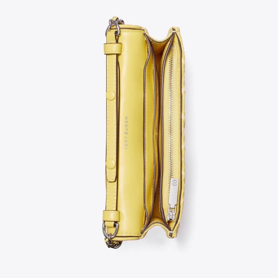 FLEMING DENIM CHARM CHAIN CROSSBODY