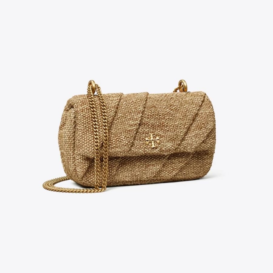 MINI KIRA DRAPED RAFFIA FLAP BAG
