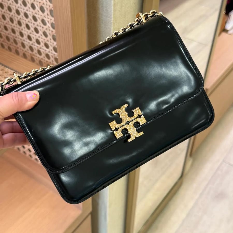 Britten Smooth Pave Small Shoulder Bag