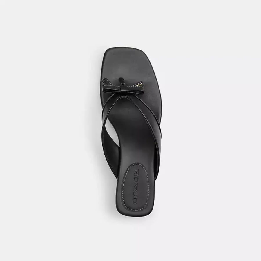 Bow Thong Kitten Heel