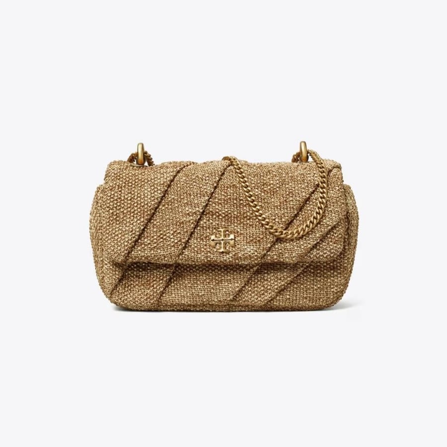 MINI KIRA DRAPED RAFFIA FLAP BAG