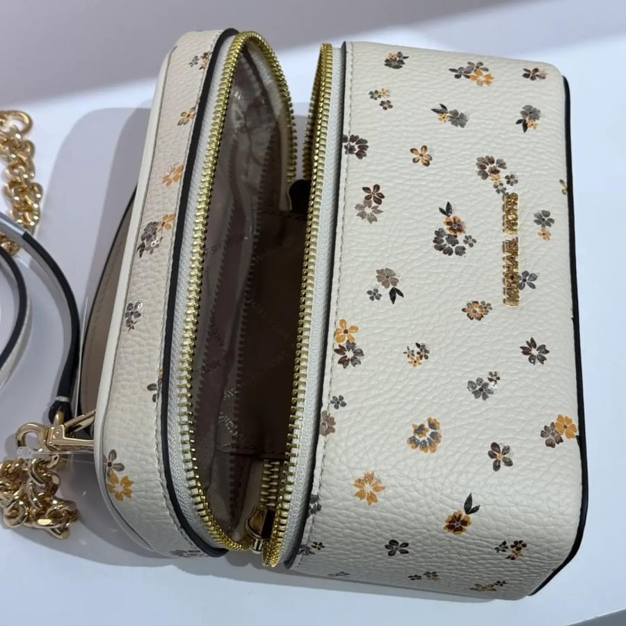 Vivi Small Floral Printed Vanity Crossbody Bag
