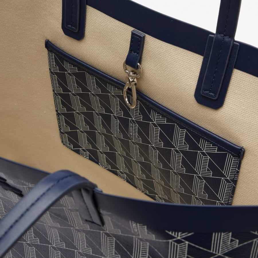 Zely Coated Canvas Monogram Medium Tote