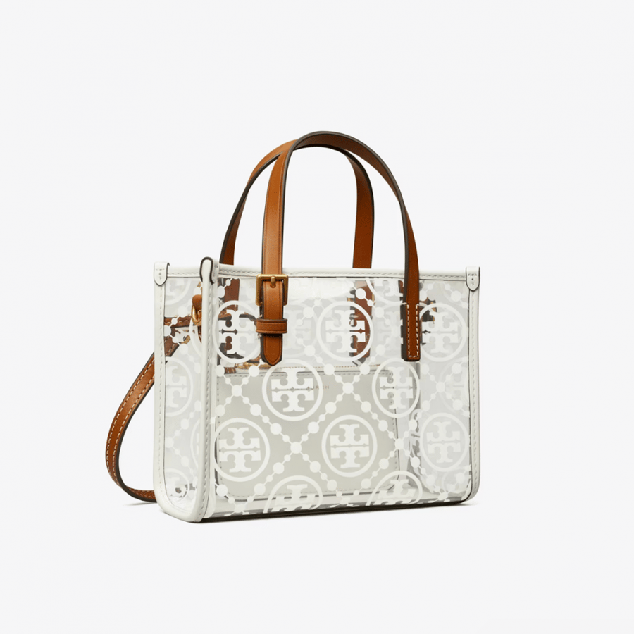 MINI T MONOGRAM CLEAR TOTE