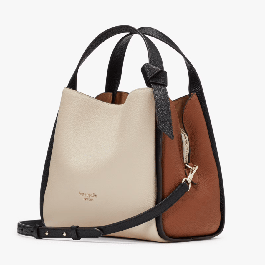 Knott Colorblocked Medium Crossbody Tote