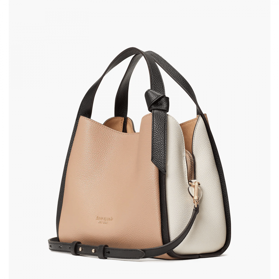 Knott Colorblocked Medium Crossbody Tote