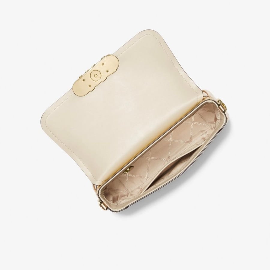 Parker Medium Metallic Leather Shoulder Bag