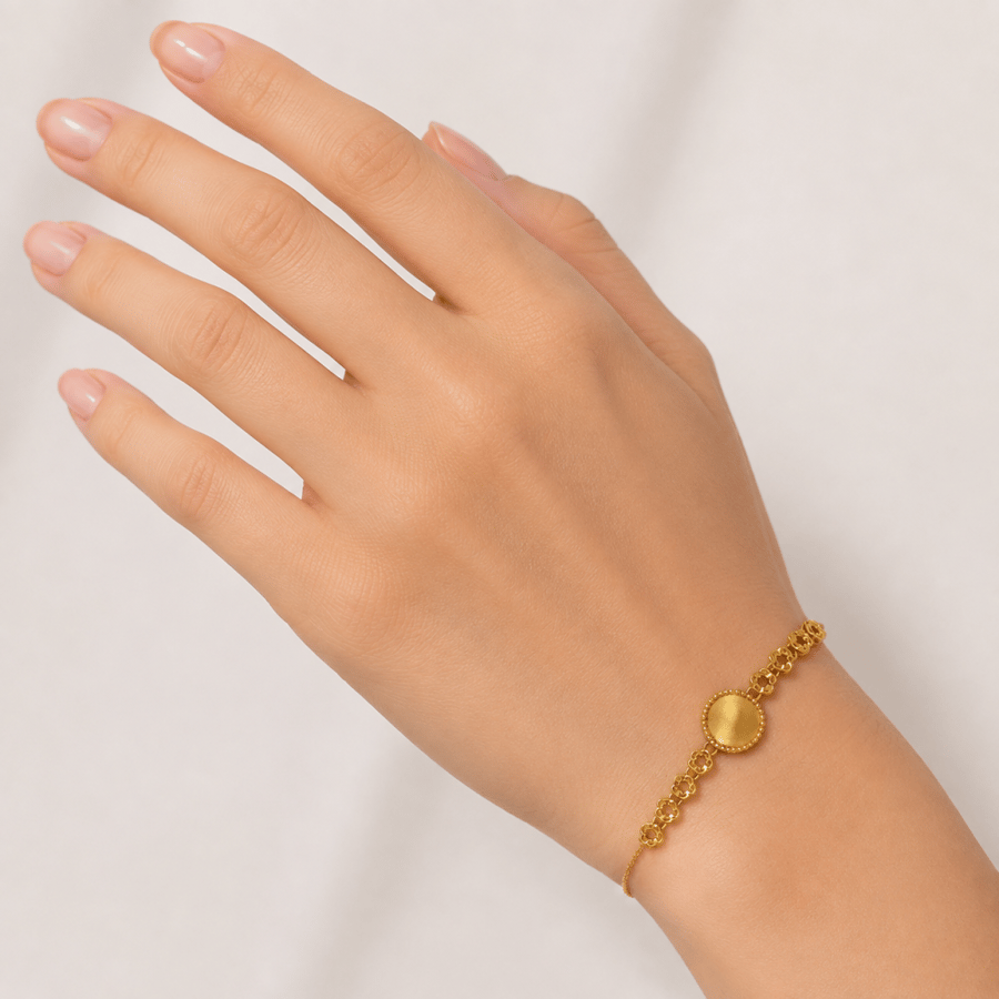 سوارة ذهب صافي عيار 21
