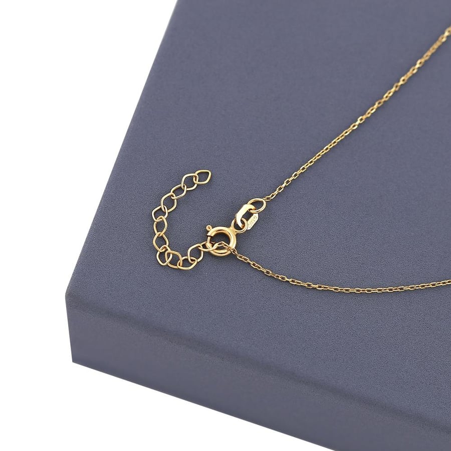 Gold necklace 18 karat diamond design