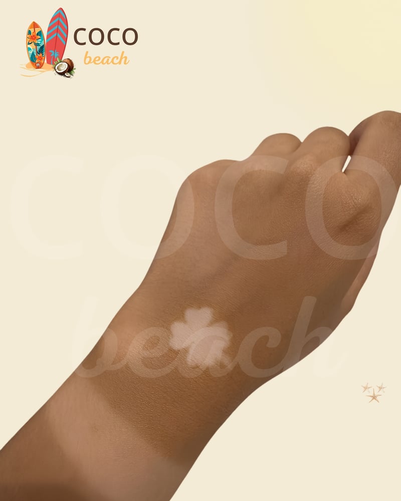 استكر تان مخصص شكل ورقة برسيم رباعية لتصميم تاتو طبيعي وجذاب