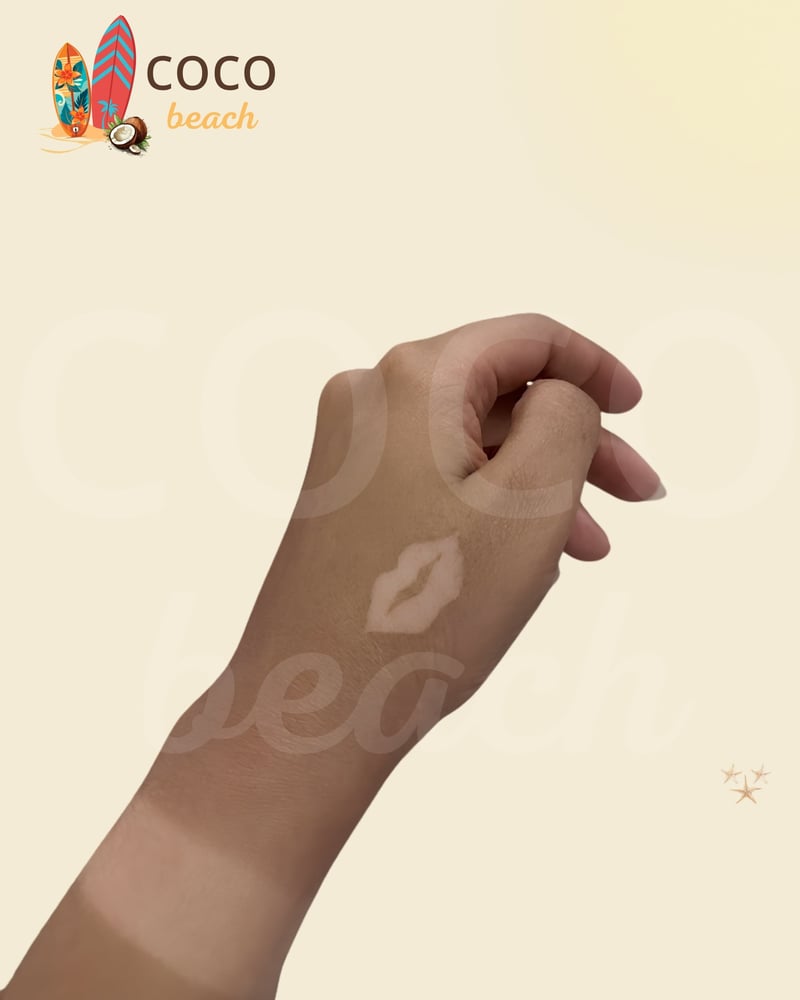 استكر تان مخصص شكل شفايف لتصميم تاتو طبيعي وجذاب - كوكو بيتش