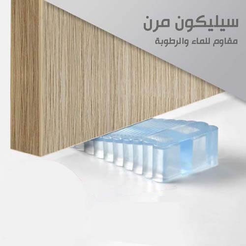 مصد باب أرضي سيليكون  توضع تحت الأبواب لمنع فوضى اغلاق وفتح الأبواب