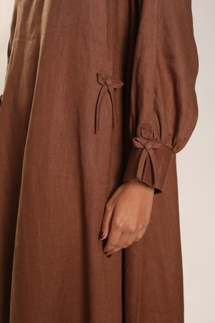 Jalabia w/ribbons in brown