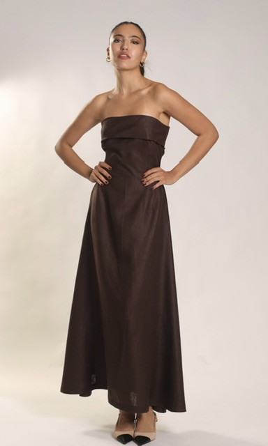 Ribbon set in brown