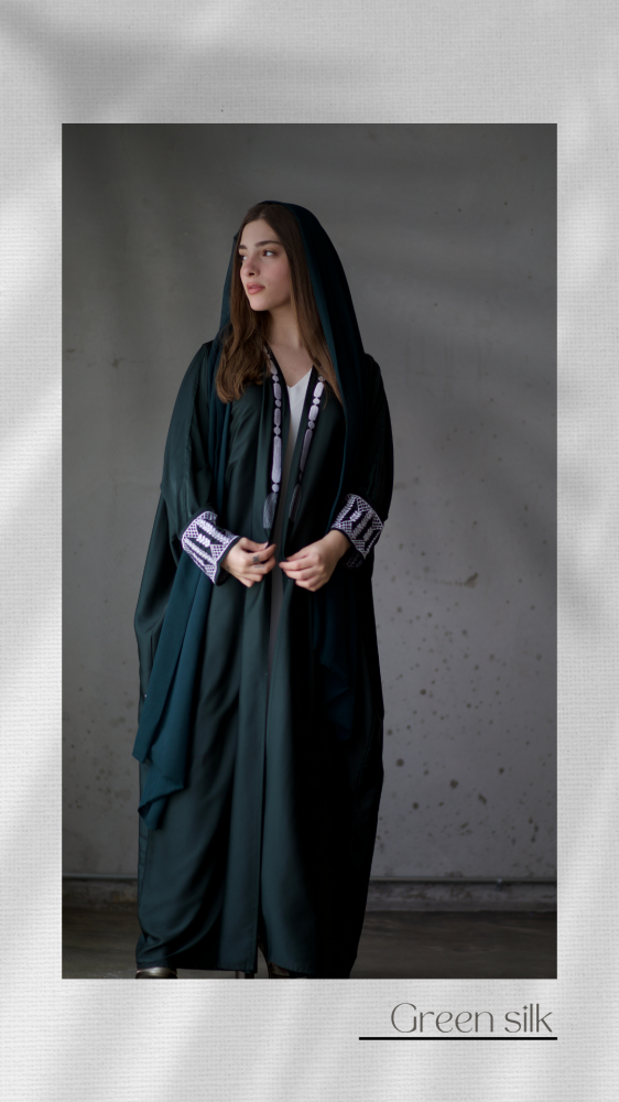 Green silk