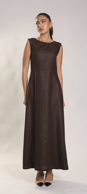 Two tone ribbon blazer abaya
