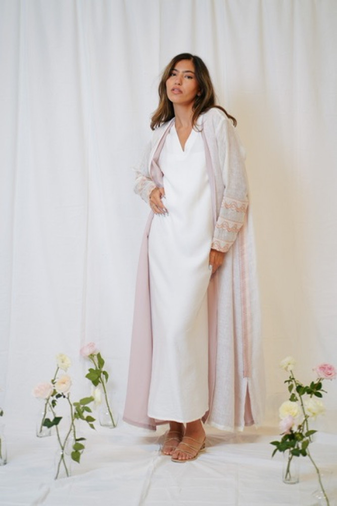 Pink Crochet Linen