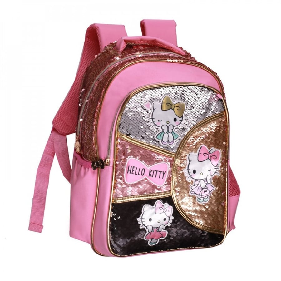 شنطة ظهر 15 انش ترتر ملون مع مقلمية - هيلوكيتي Hello Kitty Backpack