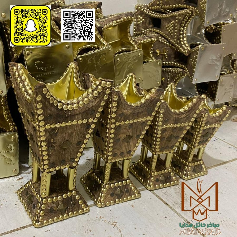 طقم مباخر خشبية فاخرة