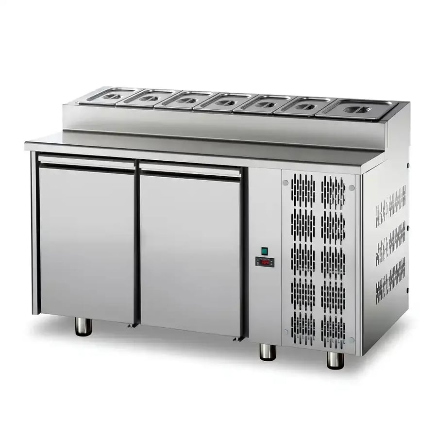 Refrigerator with two doors salad bar TF02MIDGNSK without trays