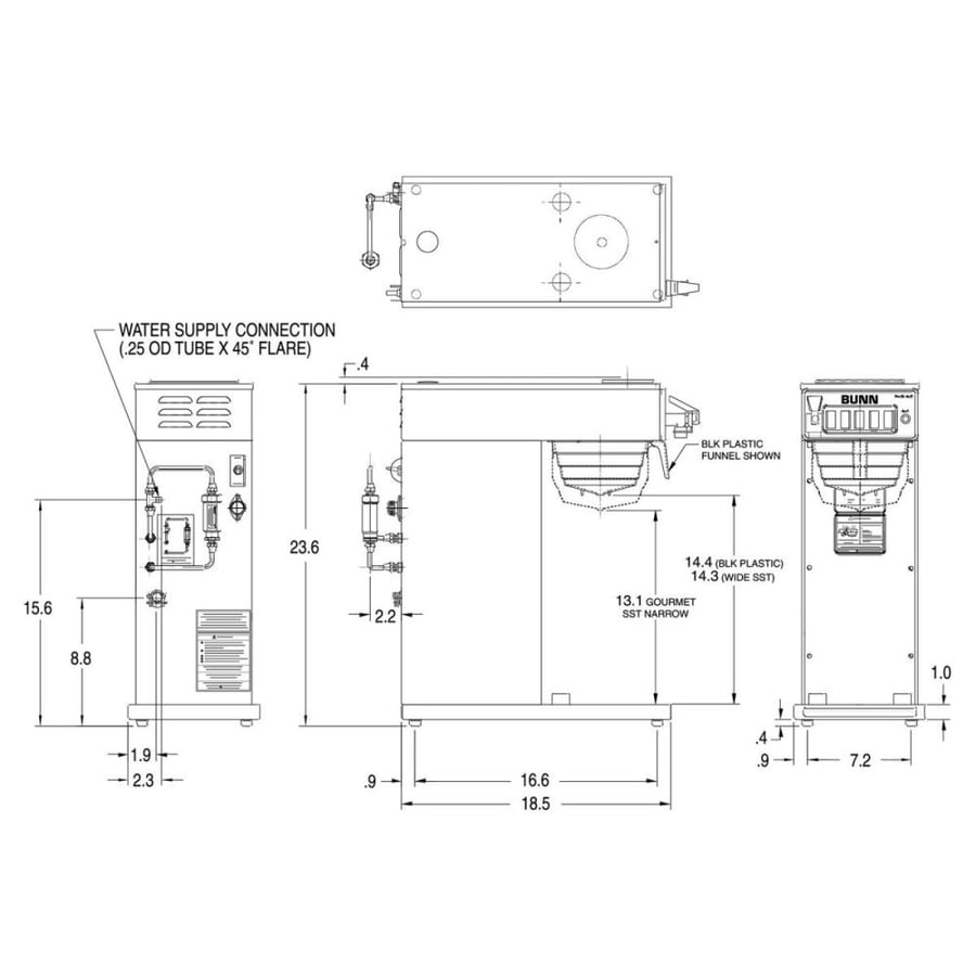 AXIOM-APS air-powered thermos system with 2.5 glass thermos