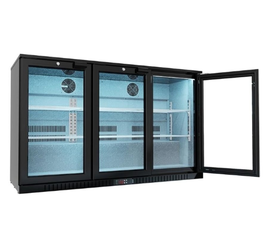 ثلاجة تحت كاونتر زجاج فتح 3 ابواب صيني ASN-330T