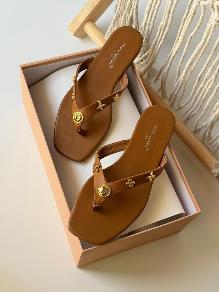 Louis Vuitton LV Charm Thong Flat
