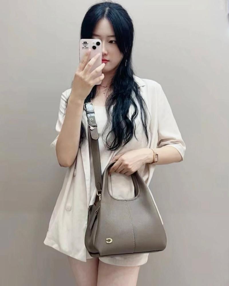 Coach Soft Pebble Leather Top Handle Bag