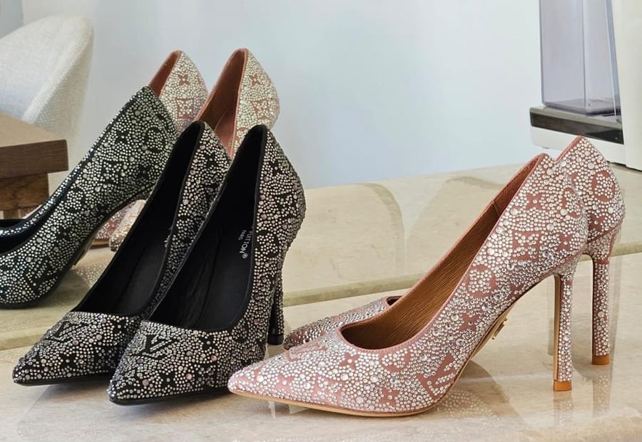 Louis Vuitton LV Crystal Monogram Pump
