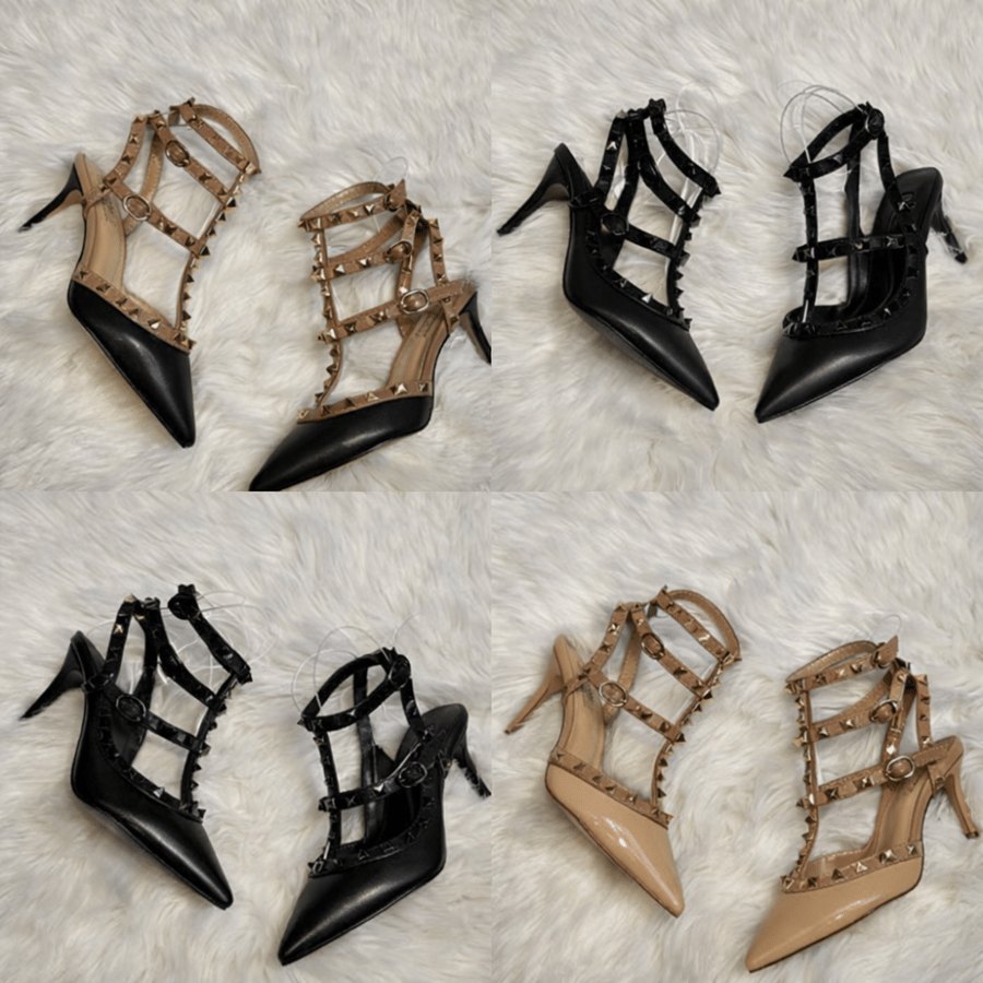 Valentino Rockstud T-Strap Pumps