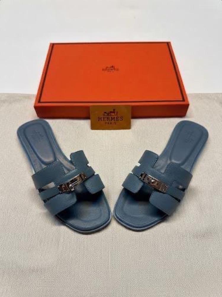 Hermes Constance Flat Slide Sandal