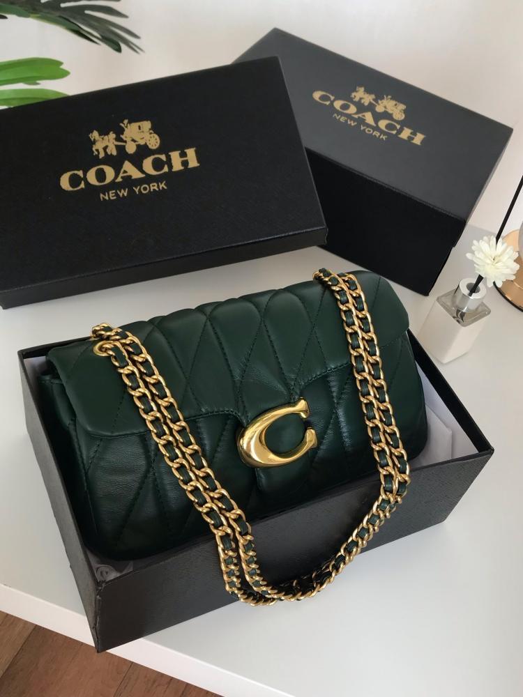 Coach Quilted Chain Shoulder Bag