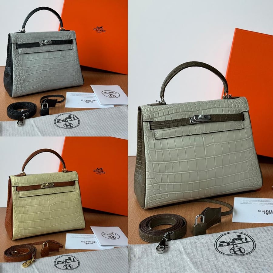 Hermès Kelly 25 Suede Top Handle Bag
