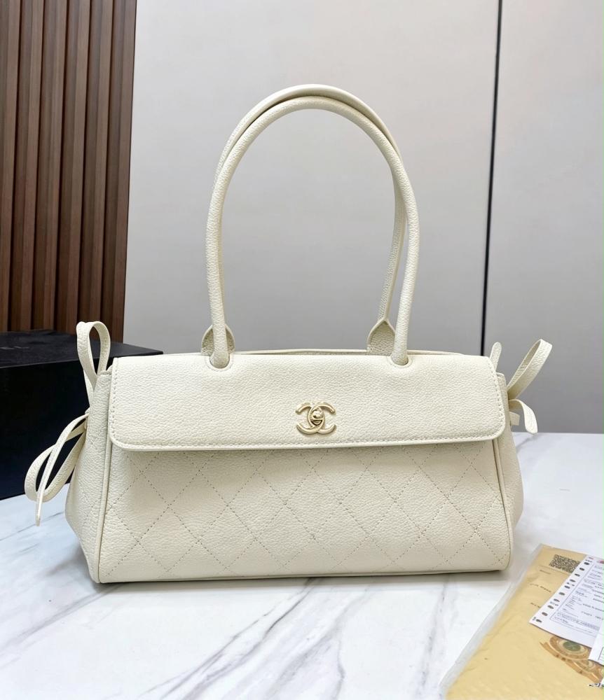 Chanel East West Bow Shoulder Bag