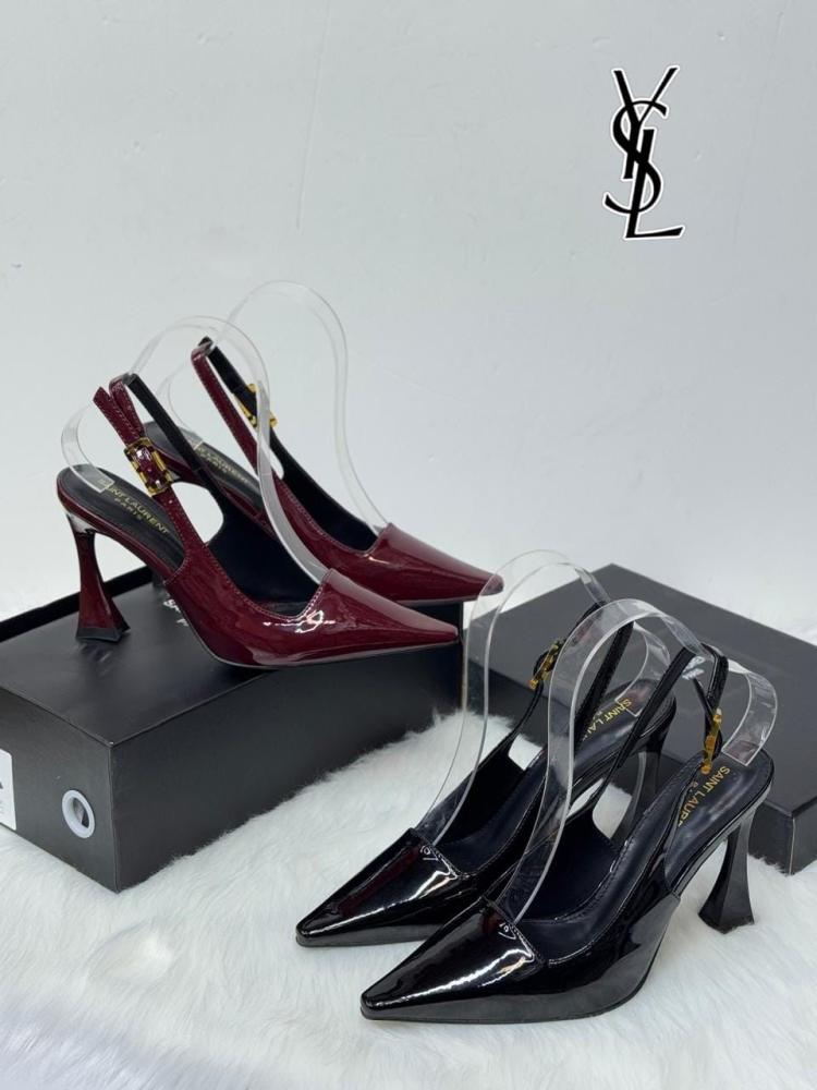 Saint Laurent Slingback Patent Heels
